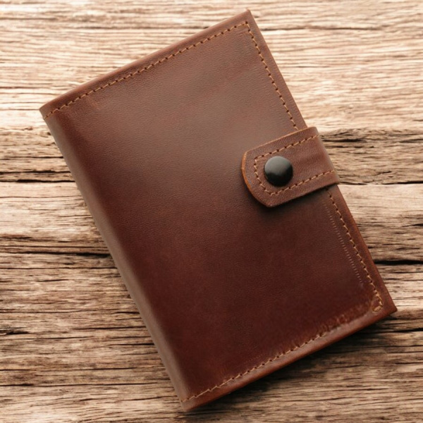 Обложка для автодокументов и паспорта Classic из натуральной кожи / Ручная работа